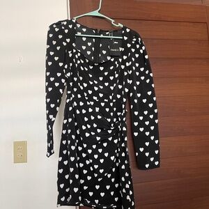 Forever 21 wrap around heart dress